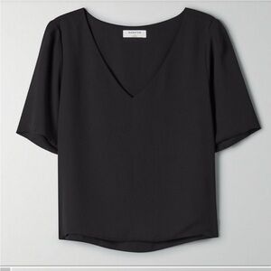 Babaton Randy V-Neck Blouse Aritzia